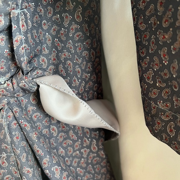 Vintage Christian Dior Monsieur 1980 Paisley Robe - Picture 6 of 6